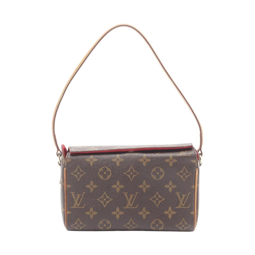 Louis Vuitton Vintage Women's Brown Pre-Owned Monogram Pochette Flap Bag