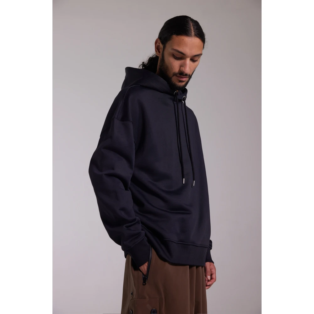 Stutterheim Zachte Fleece Hoodie Black Heren