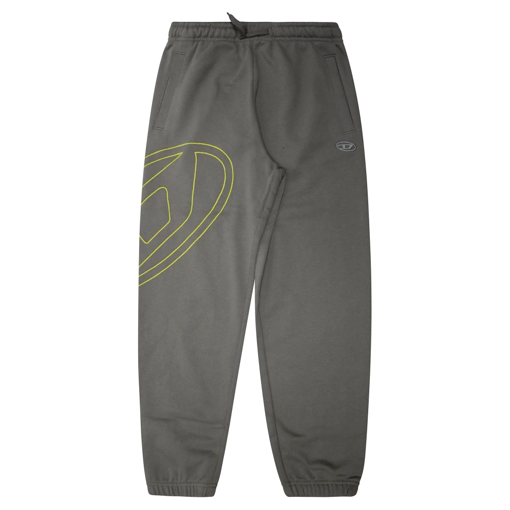 Diesel Logo Sweatpants Gray, Pojke