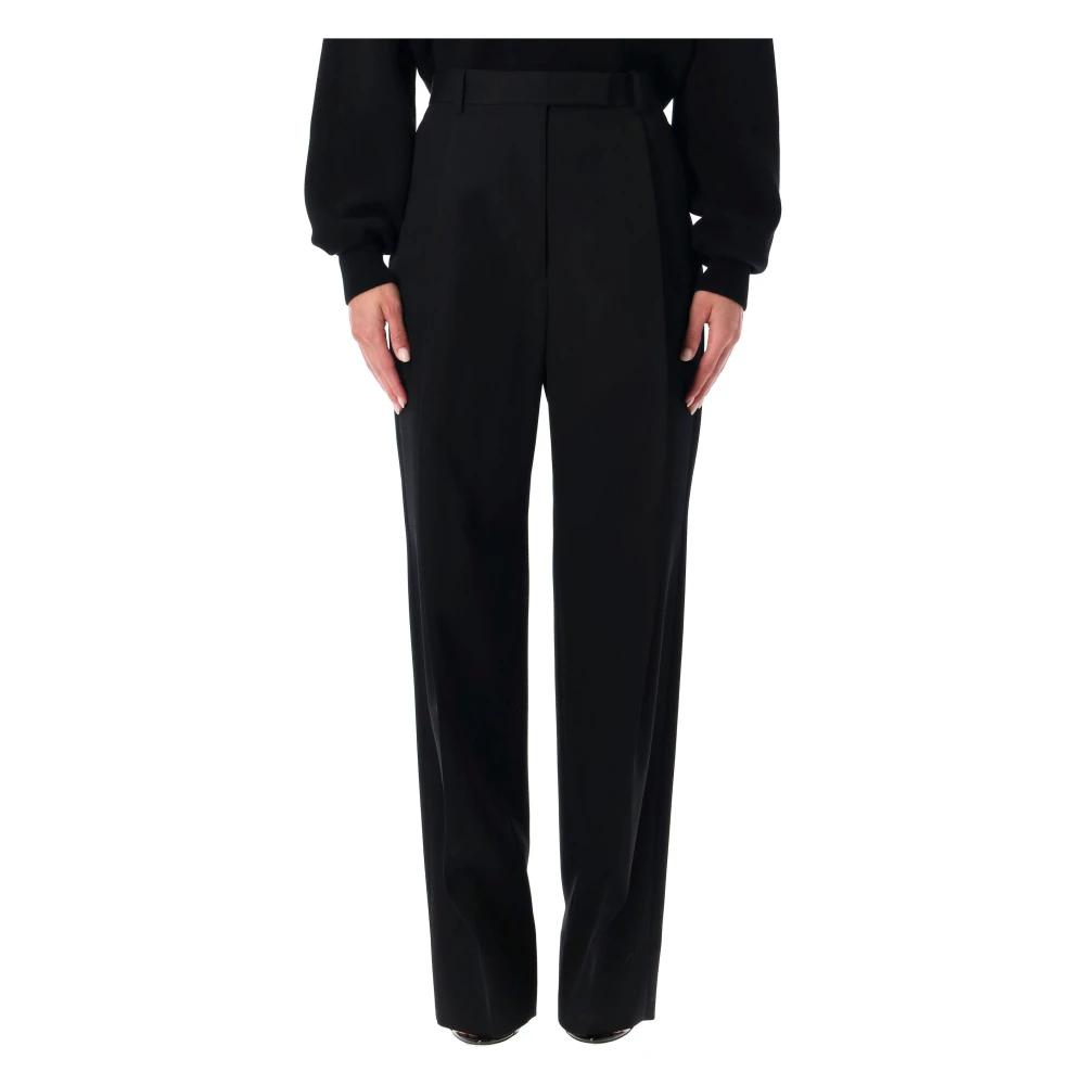 Tom Ford Women's Black Tailored Wide-Leg Trousers