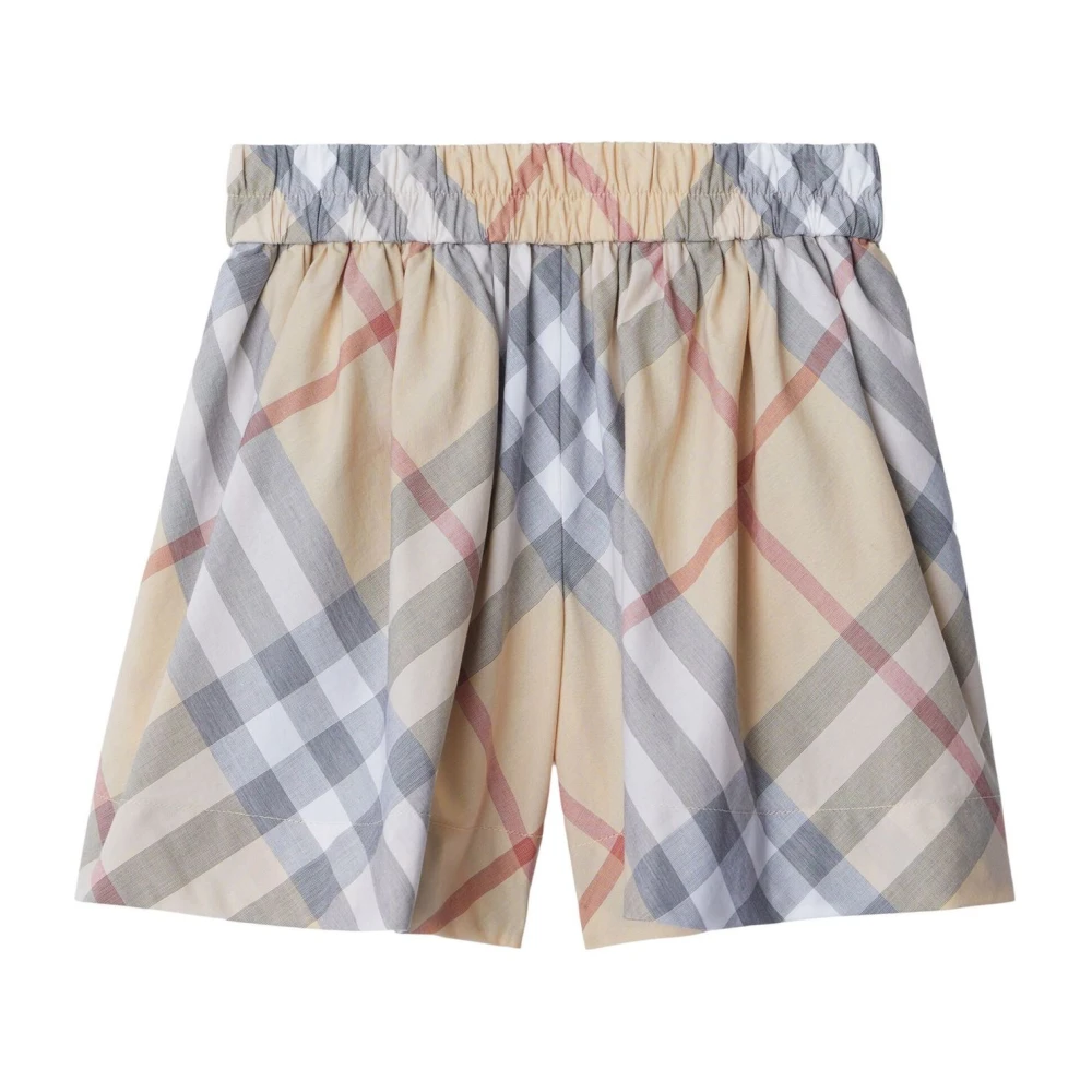 Burberry Barn Rutiga Shorts Grå Multicolor, Flicka