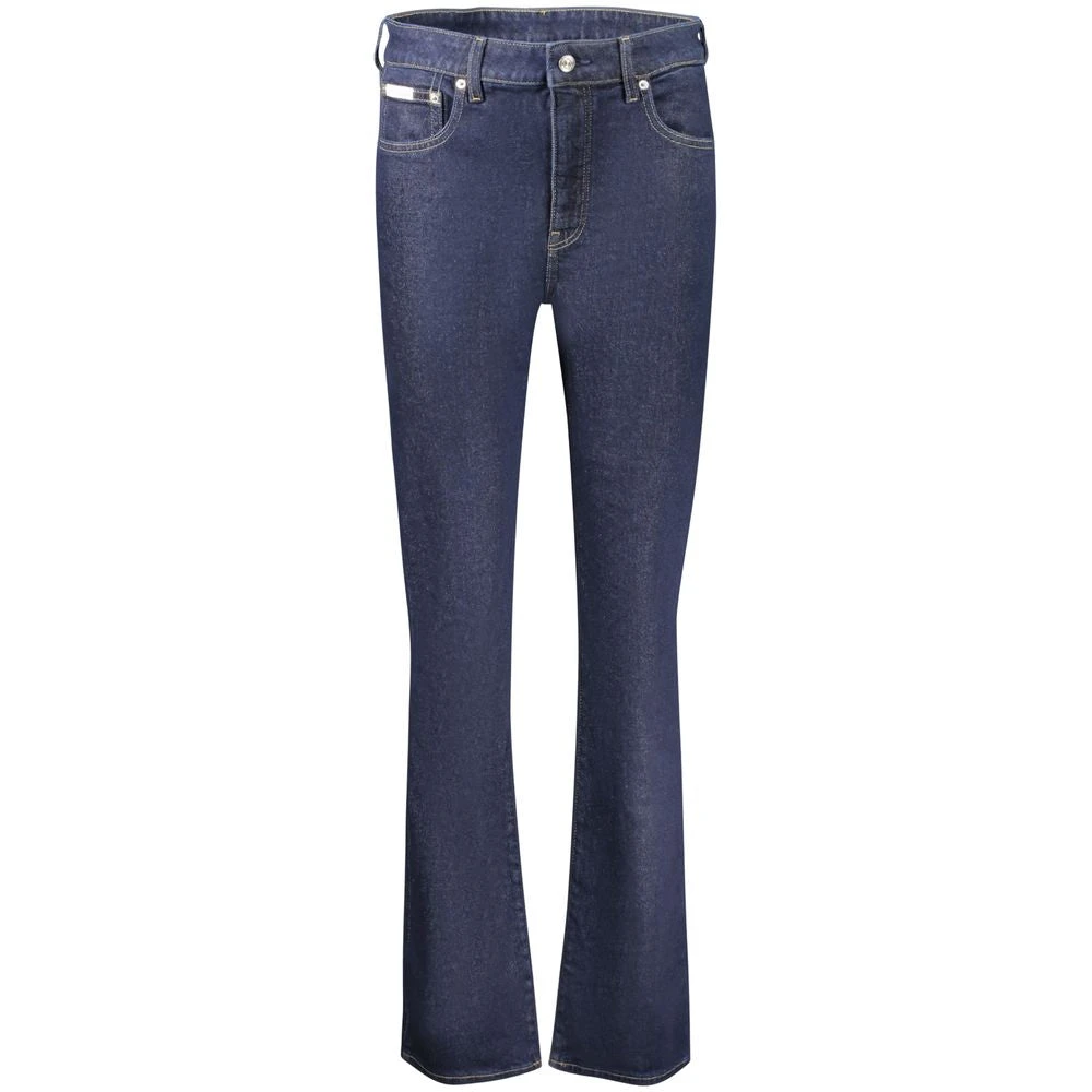 Calvin Klein Women's Blue Cotton Jeans - Flare Jeans - W28- Jeans