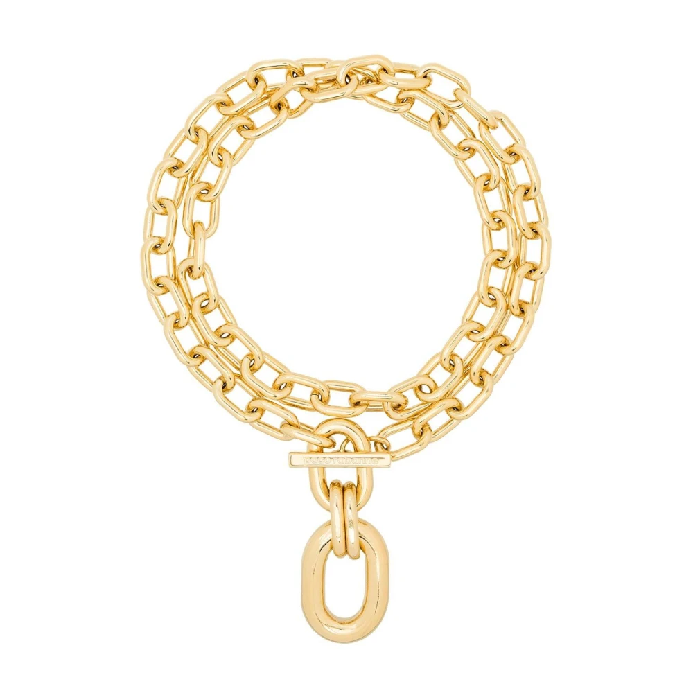 Rabanne Women's Yellow Xl Link Pendant Necklace - Necklaces - One Size - Accessories