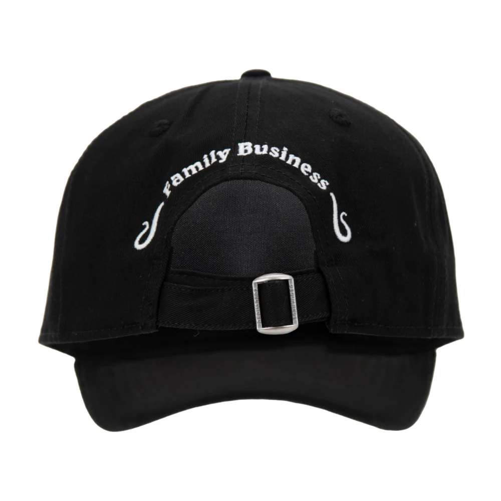 Dsquared2 Geëtste baseballpet met gesp sluiting Black Unisex