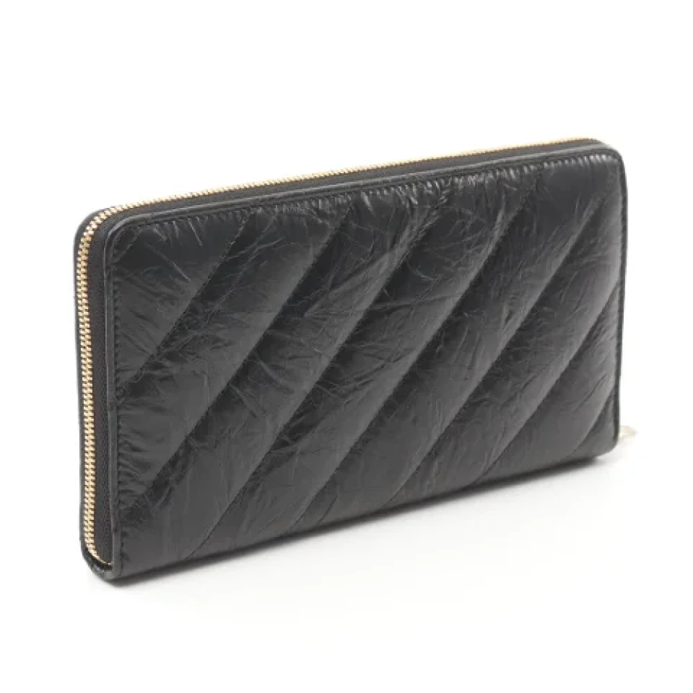 Balenciaga Vintage Pre-owned Leather wallets Black Dames