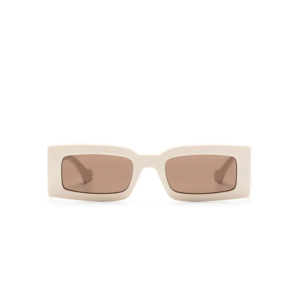 Gucci Minimalistische zonnebril Gg1425S 004 White Dames