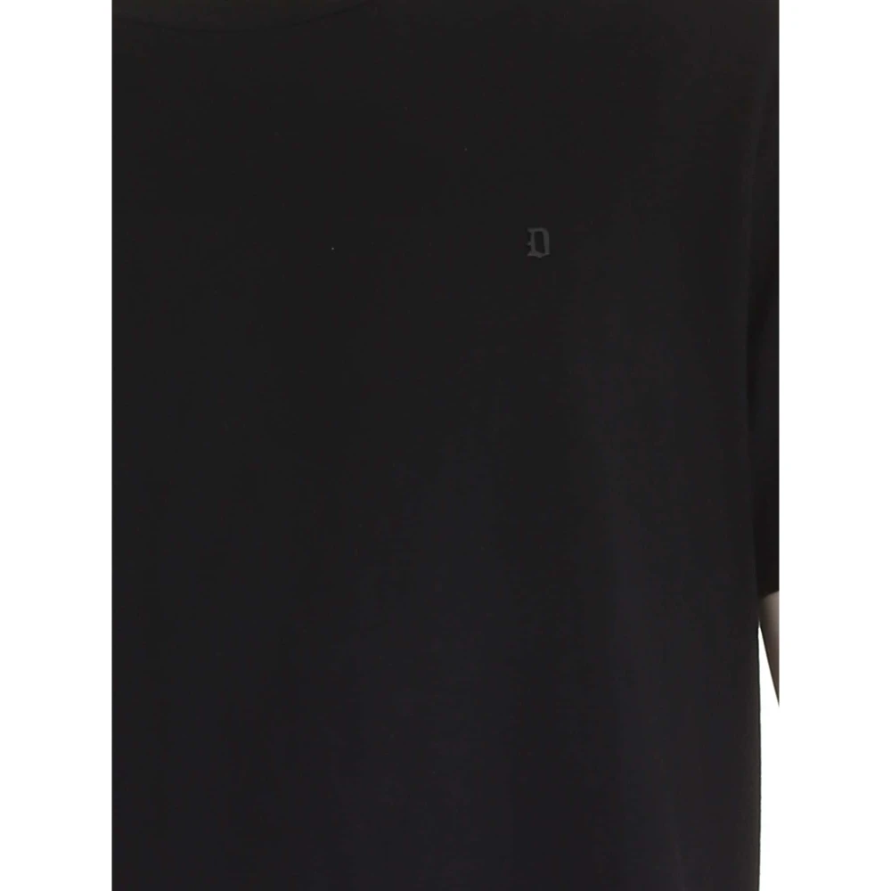 Dondup T-shirt Black Heren