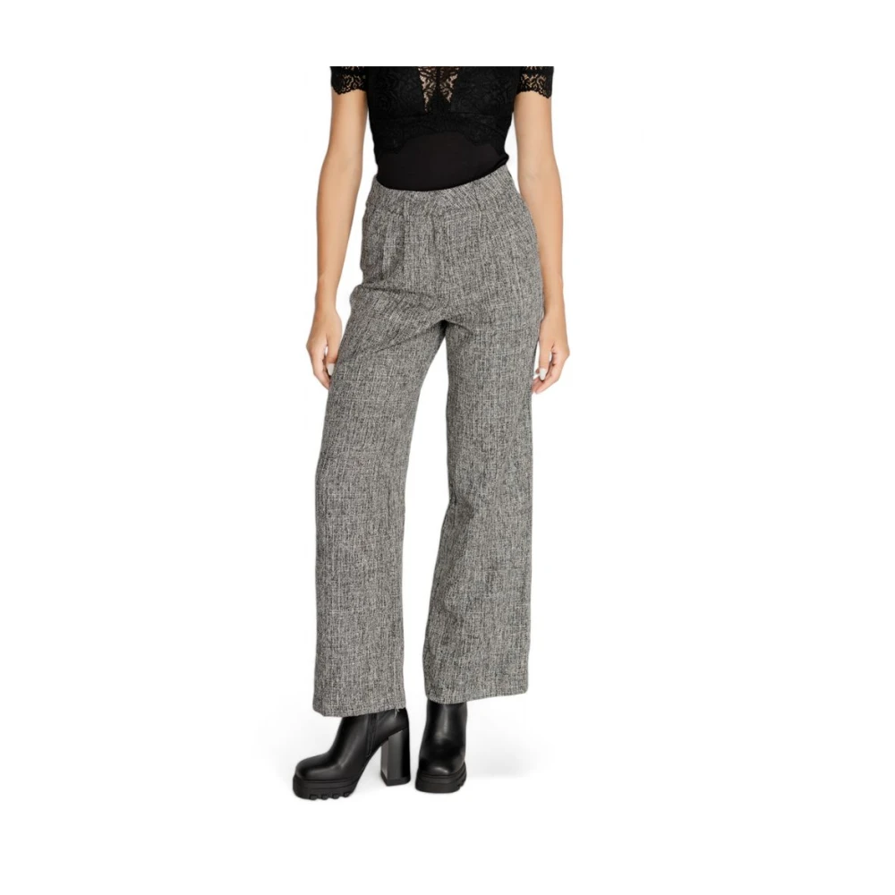 Vila Zwarte Jeans & Broek Herfst Winter Collectie Black Dames