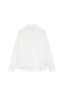 Oversized Bomull Poplin Skjorta