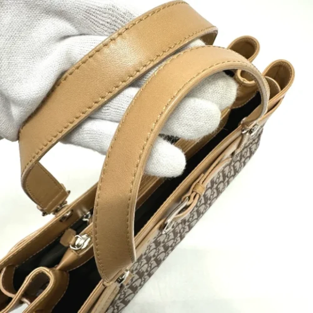 Dior Vintage Pre-owned Fabric dior-bags Brown Dames