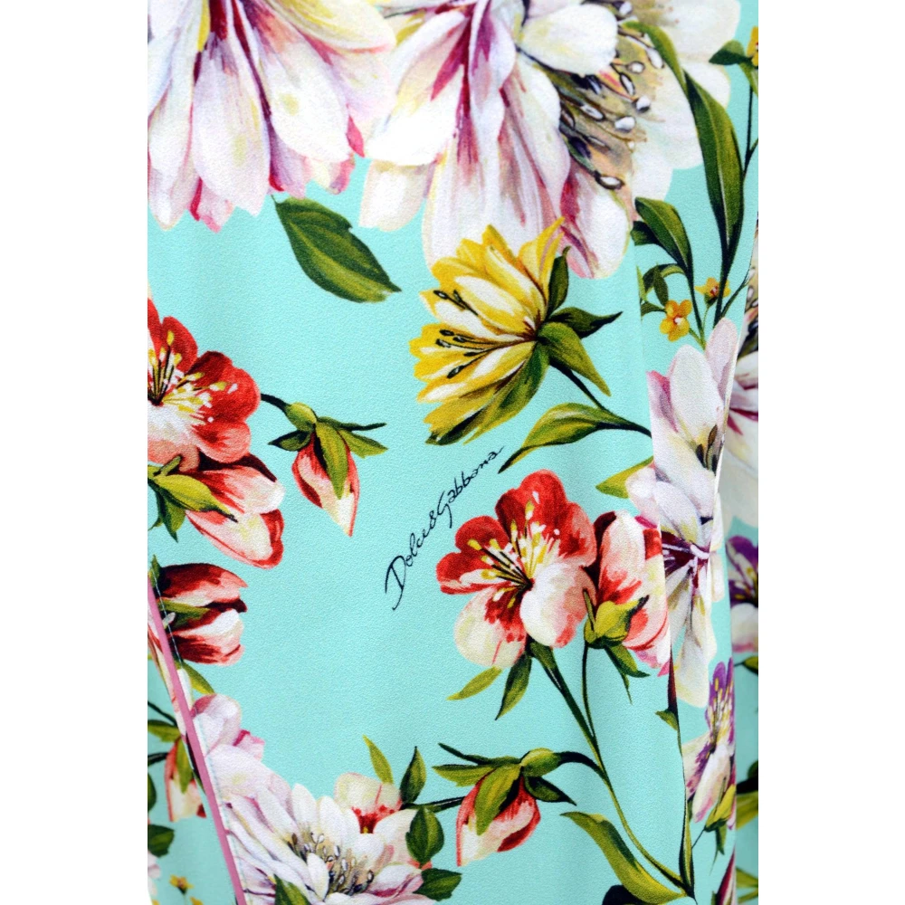 Dolce & Gabbana Bloemen damesbroek Multicolor Dames