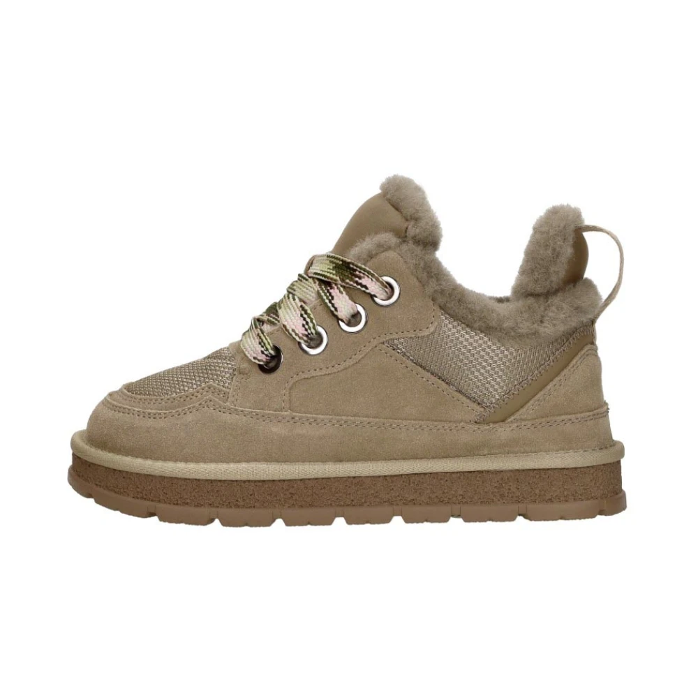 Shoecolate Veterschoenen Laag Dames Schoenen Beige