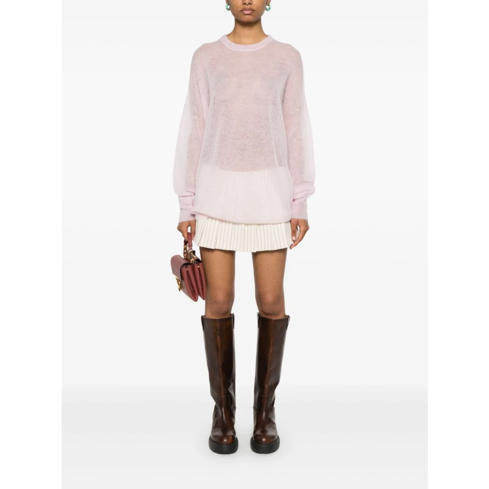 Fabiana Filippi Casual Jersey Top Pink Dames