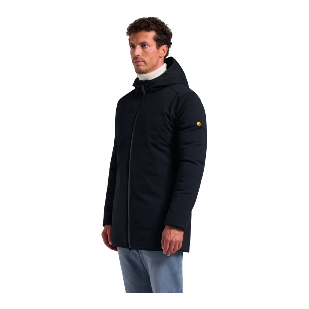 Ciesse Piumini Zwarte Softshell Gewatteerde Hoody Jas Clem Black Heren