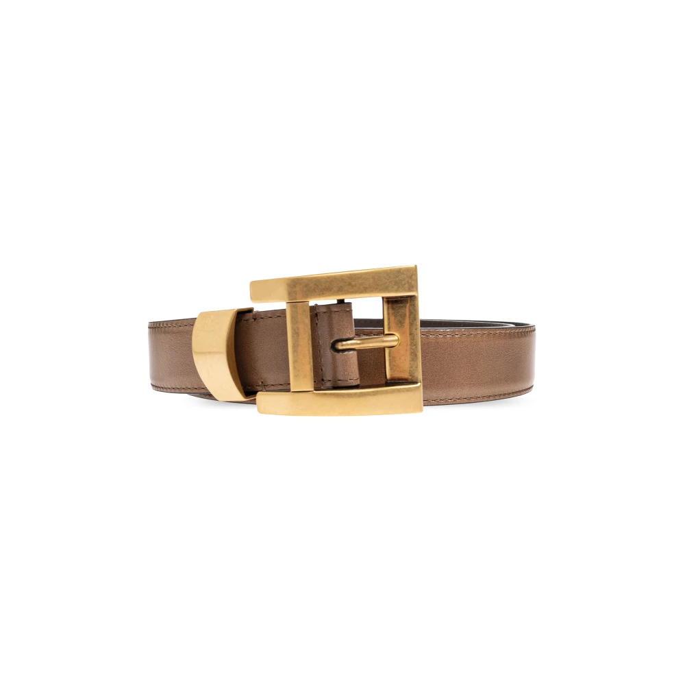Versace Donna Marrone - Cintura In Pelle 3 Cm - Accessories - 80 Cm
