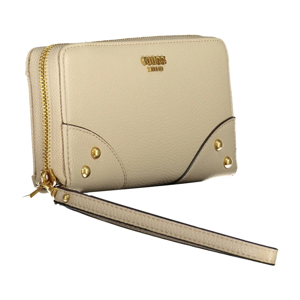 Guess Beige Damesportemonnee met ritssluiting Beige Dames