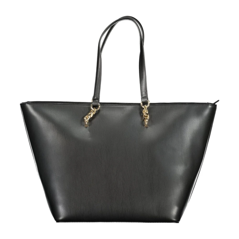 Tommy Hilfiger Zwarte dames schoudertas met logo Black Dames