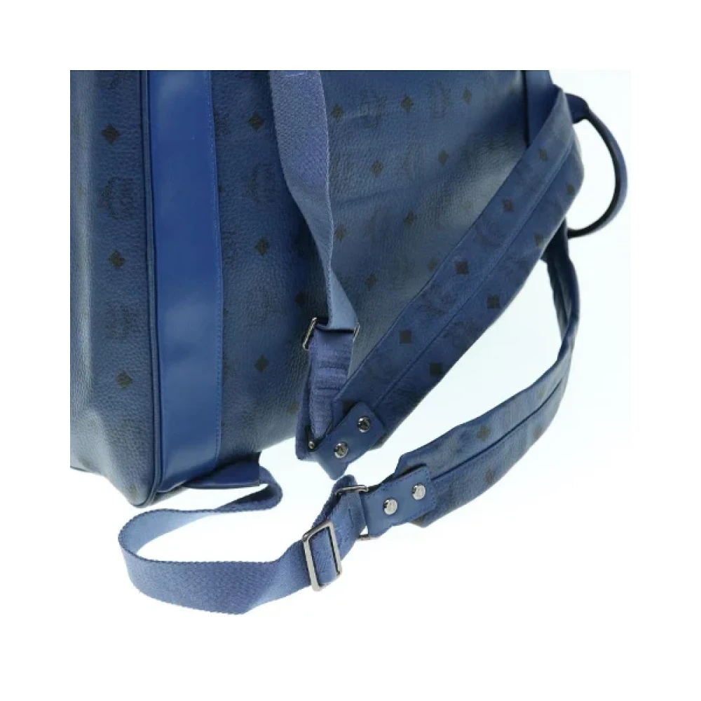MCM Pre-owned Canvas backpacks Blue Dames
