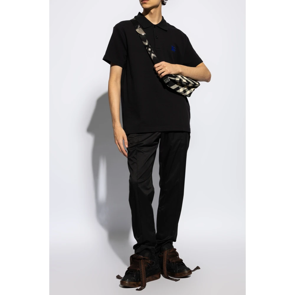 Burberry Polo met logo Black Heren