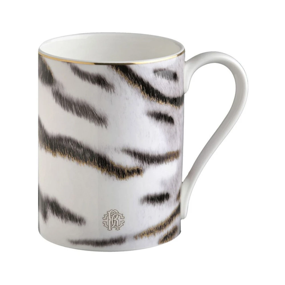 Roberto Cavalli Tiger Collection Mok Luxe Geschenkdoos Black Dames