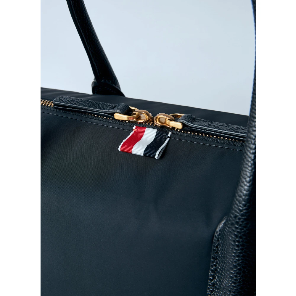 Thom Browne Logo Patch Reistas Black Heren