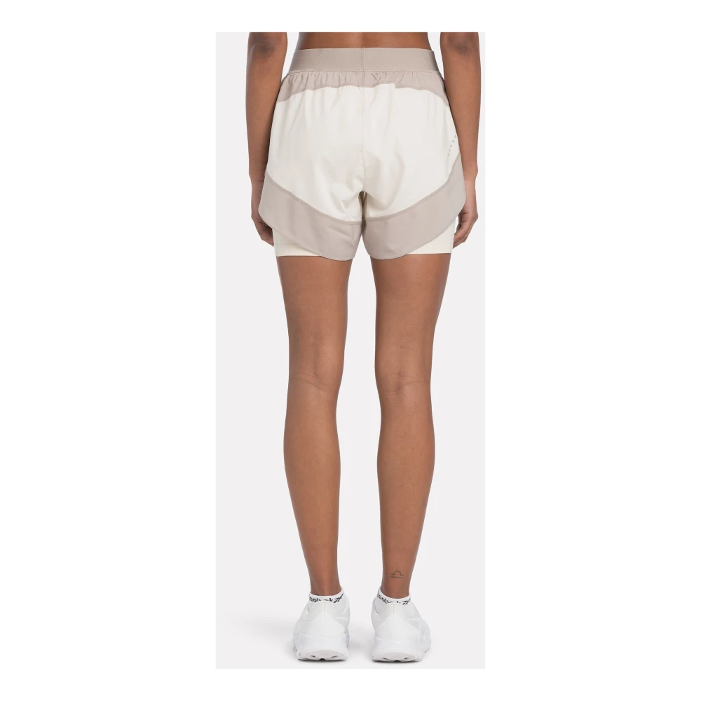 Reebok 2-in-1 hardloopshorts White Dames