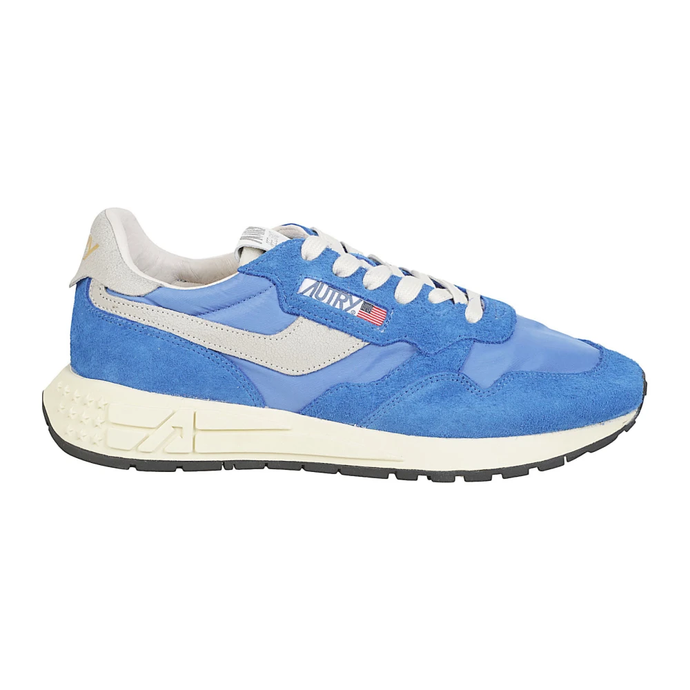 Autry Men's Blue Reelwind Low - Sneakers - 8 Uk - Shoes