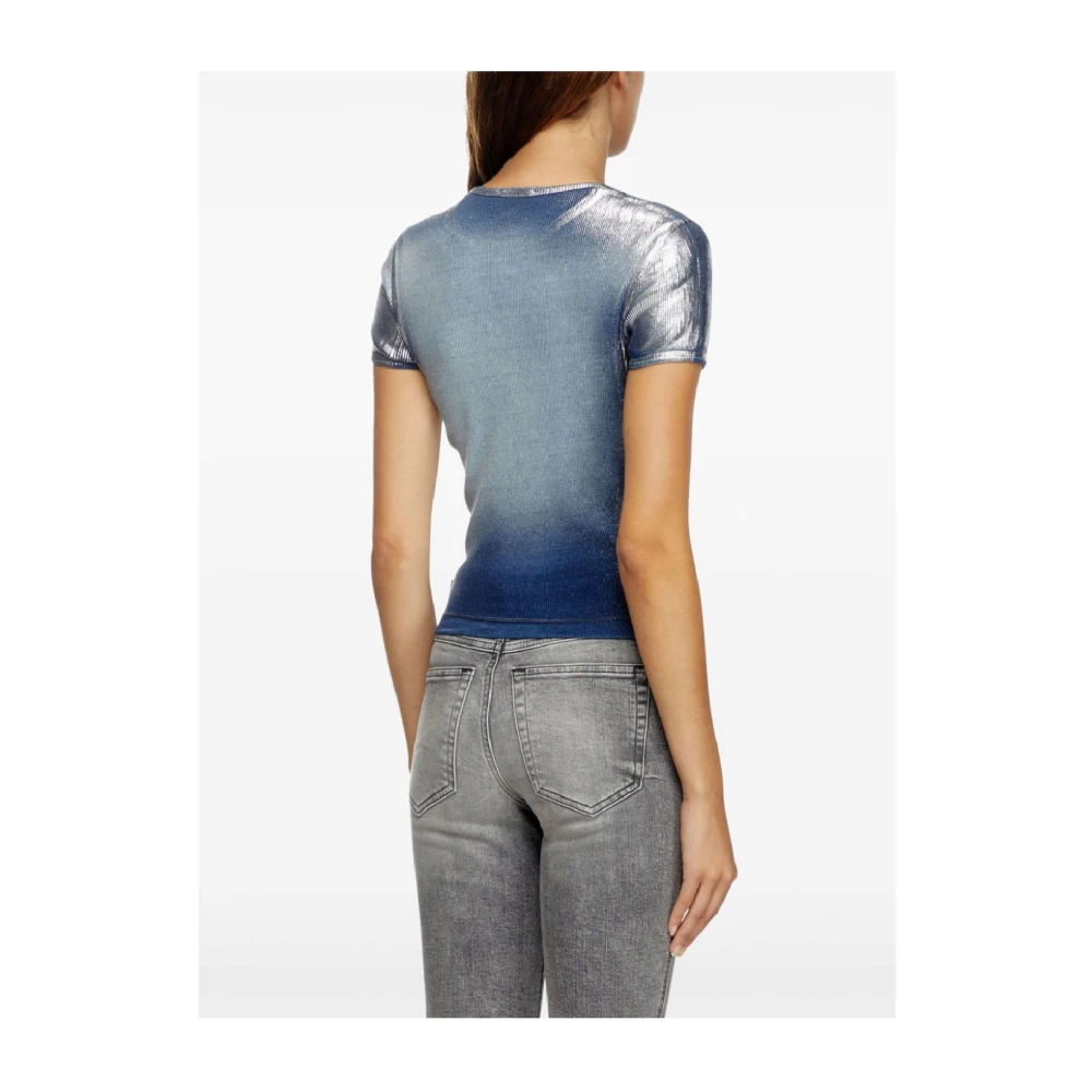 Diesel Lange Mouw T-shirt Multicolor Dames