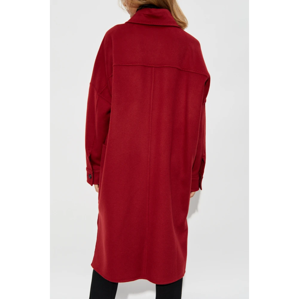 Max Mara Jas Baruffa Red Dames