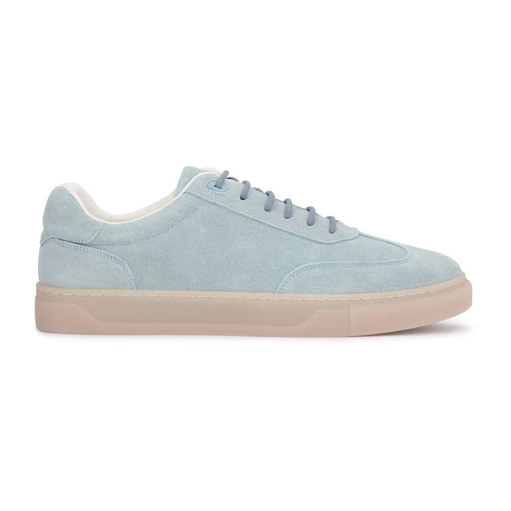 Kazar Kazar suède sneakers voor heren in een blauwe tint Heren Schoenen