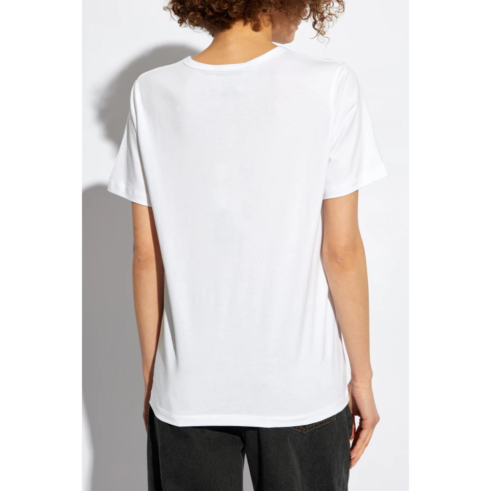 Munthe Bedrukt T-shirt White Dames