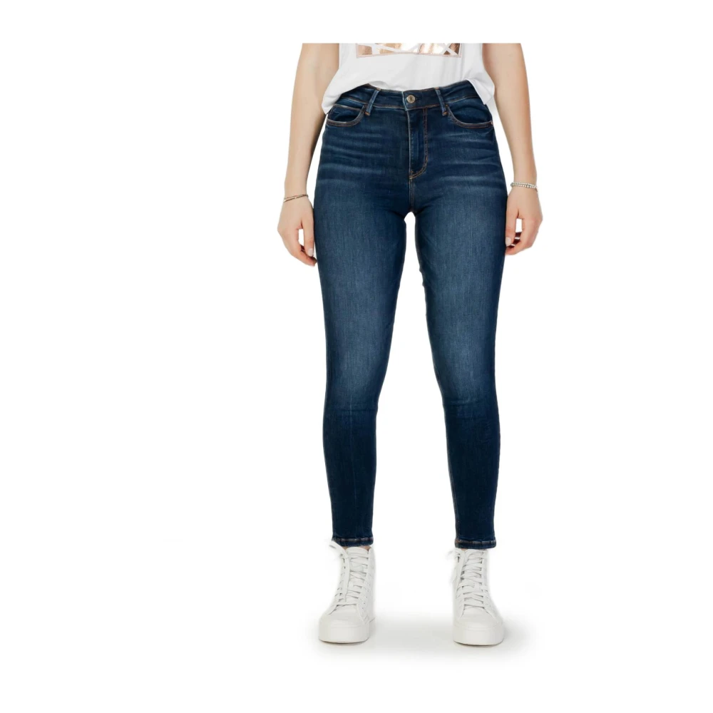 Guess , Skinny Fit Jeans, Female, Blue, W24 L29, Highwaisted Skinny Jeans 1981
