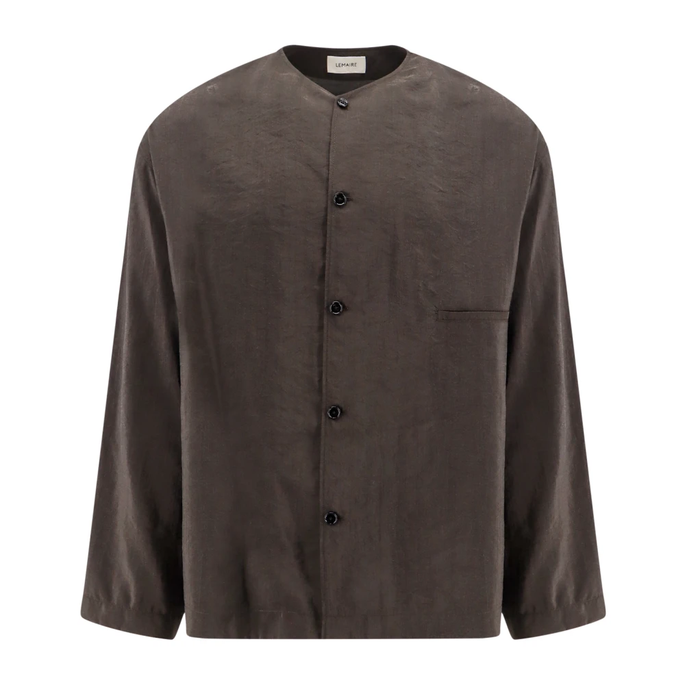 Lemaire Casual Shirts Brown Heren