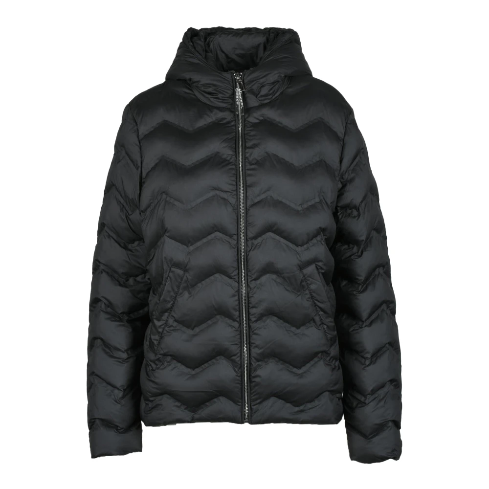 Rino&Pelle Pufferjas 100% Polyester Lichtgewicht Black Dames
