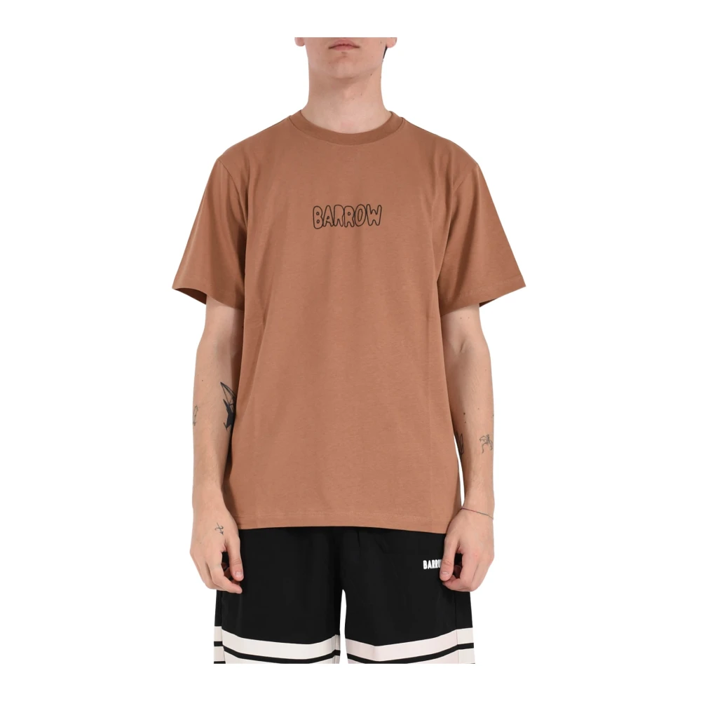 Barrow - Tops > T-Shirts - Brown - Barrow - Modalova