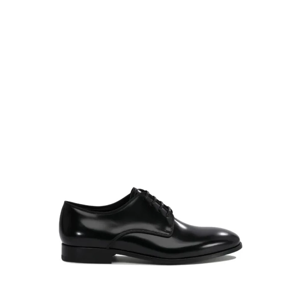 Fabi Men's Black Fu1070 Lace-Up Derby Shoe - Dress Shoes - 8 1/2 Uk - Shoes