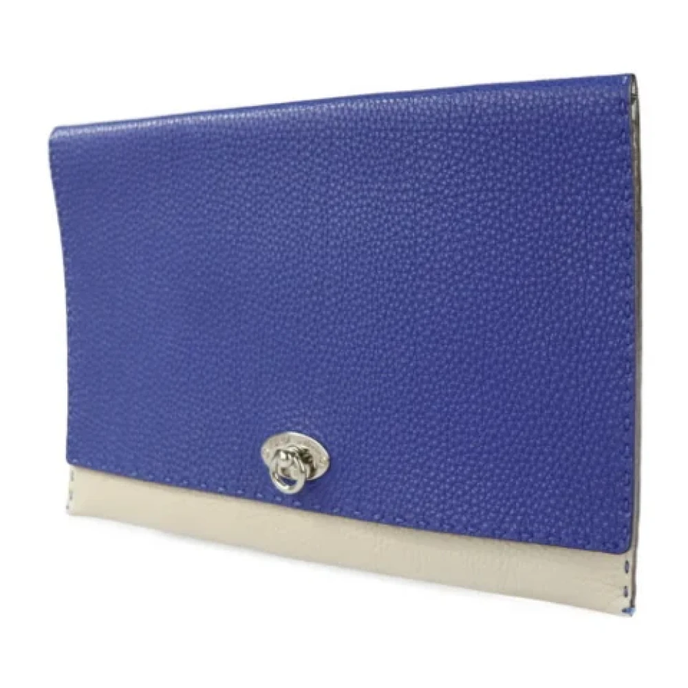 Fendi Vintage Pre-owned Fabric fendi-bags Blue Dames