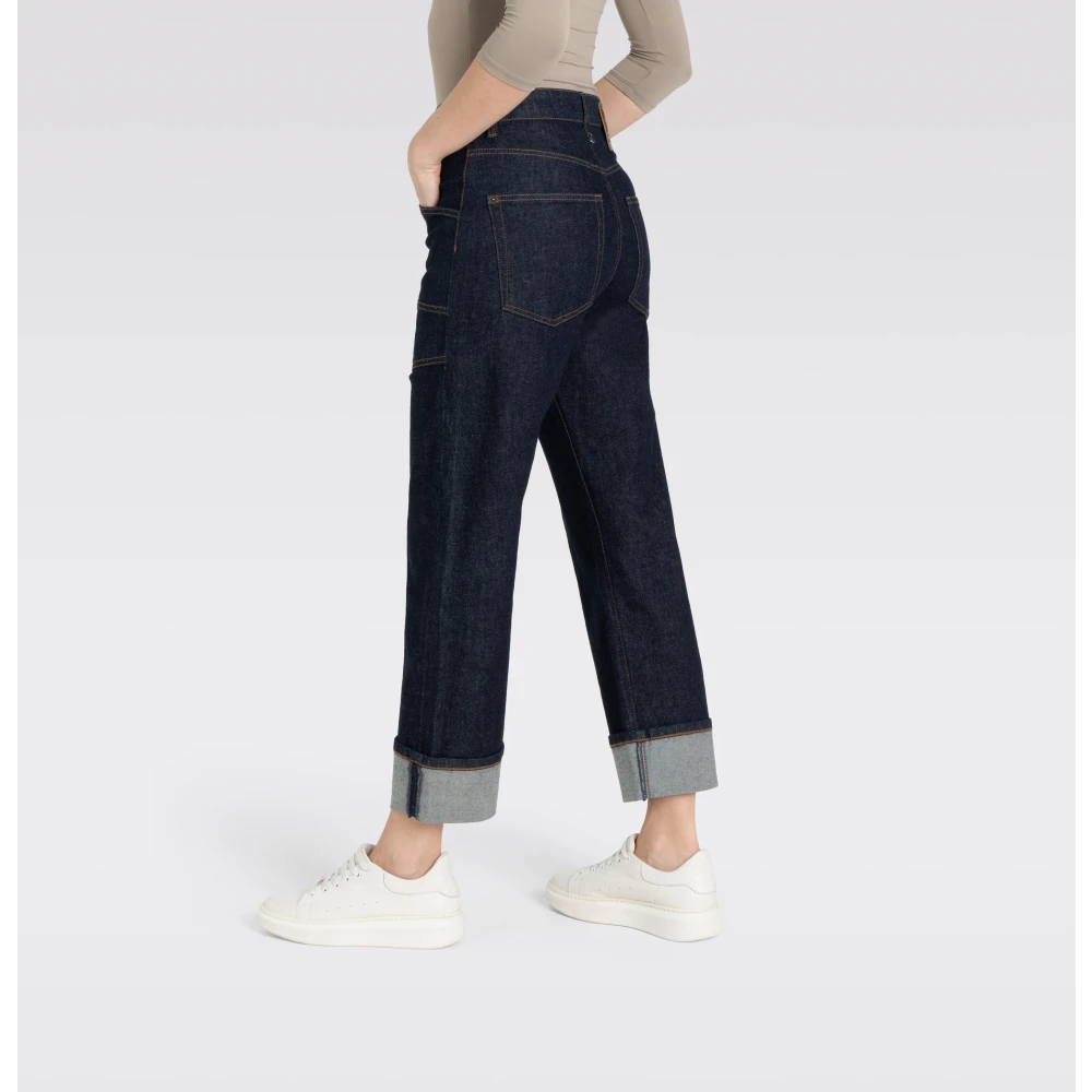 MAC Baggy Denim Jeans Authentiek Comfort Blue Dames