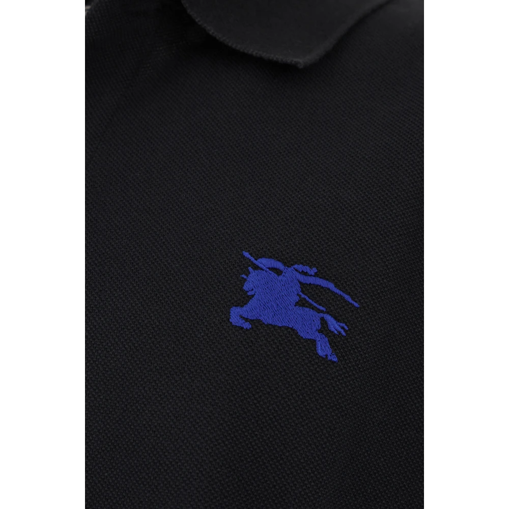 Burberry Klassieke Polo Shirt voor Mannen Black Heren