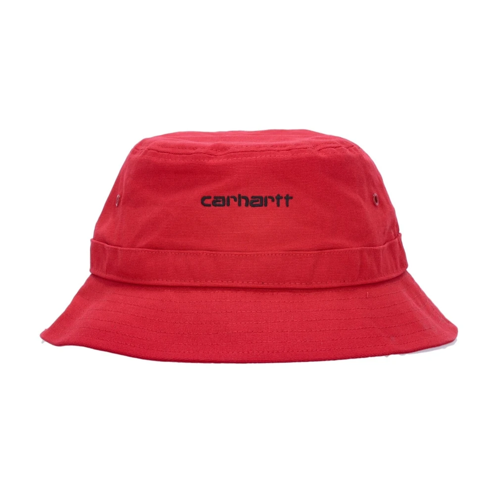 Carhartt WIP Script Rocket Bucket Hat Zwart Red Unisex