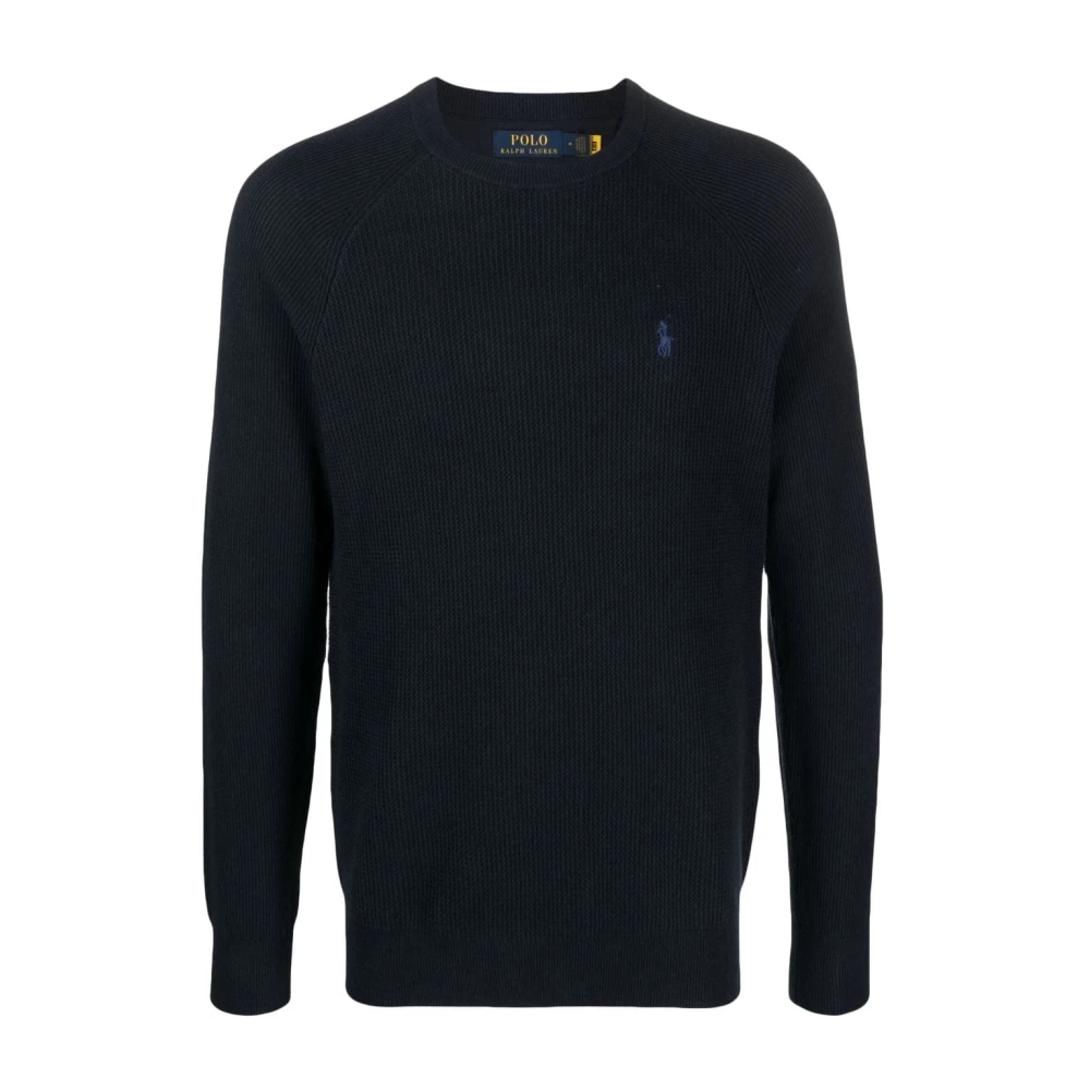 Polo Ralph Lauren Blauwe Casual Katoenen Longsleeve Pullover Blue Heren
