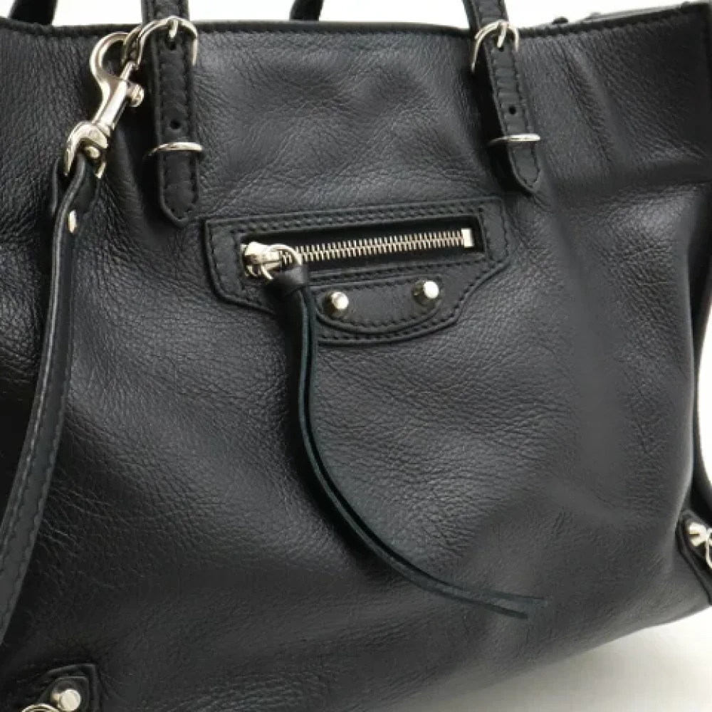 Balenciaga Vintage Pre-owned Leather handbags Black Dames