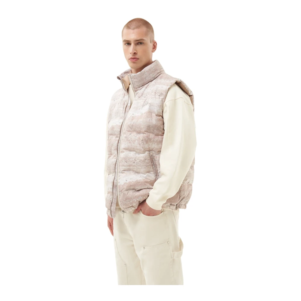 Filling Pieces Bodywarmer Travertine Gray Heren