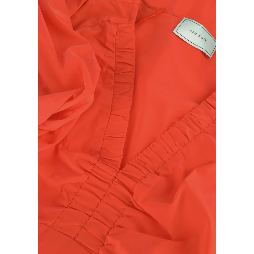 NEO NOIR Oranje Poplin Jurk voor Vrouwen Orange Dames
