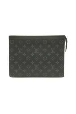 Pre-owned Pochette Voyage MM Monogram Eclipse Clutch Bag