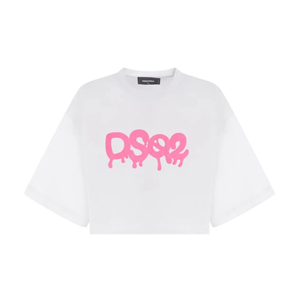 Dsquared2 Women's White Italian Made Stylish T-Shirts