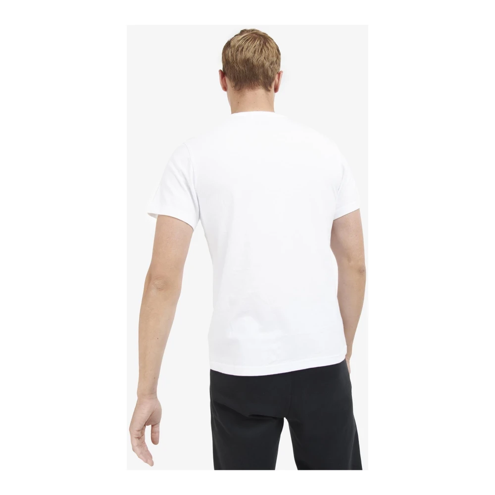 Barbour T-shirt met grafische print White Heren