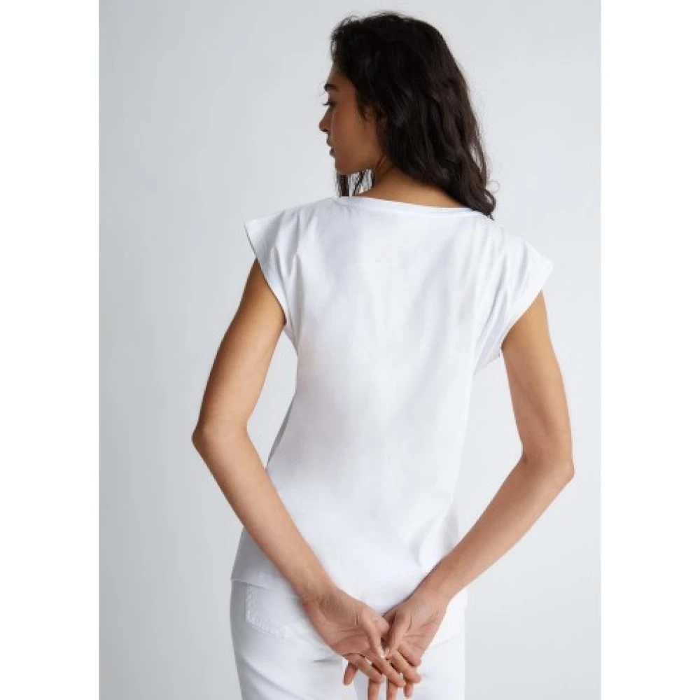 Liu Jo Europese Stad-geïnspireerde T-shirt Collectie White Dames