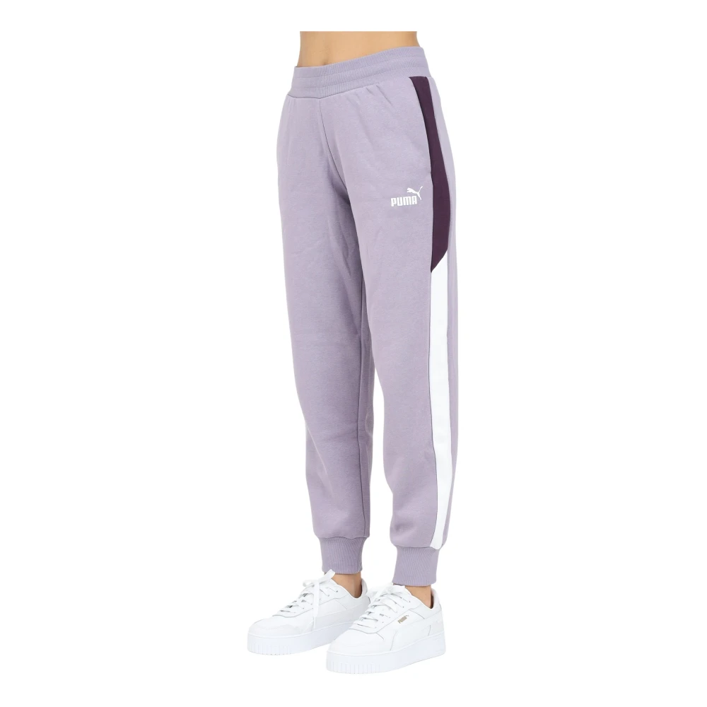 Puma Sportieve Gebreide Broek voor Vrouwen Purple Dames