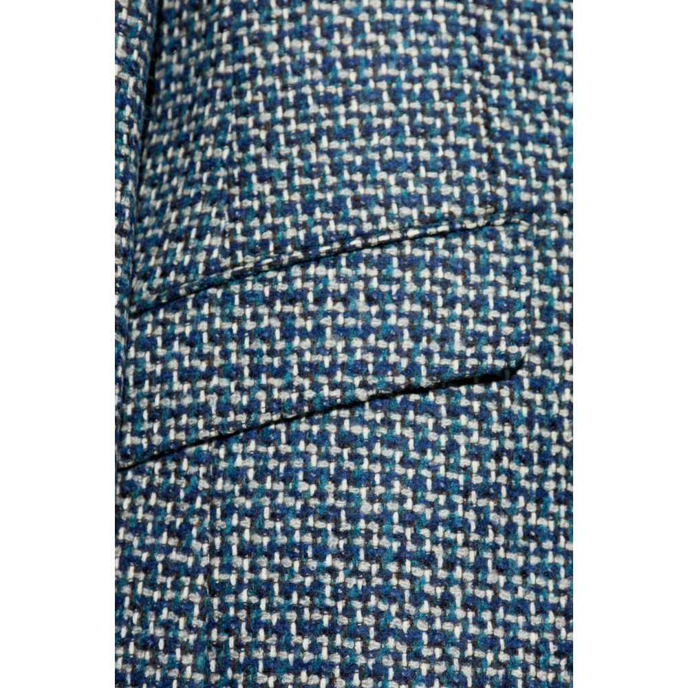 ETRO Tweed jas Blue Heren